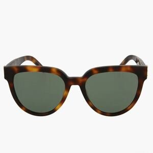 Saint Laurent 54mm Cat Eye Sunglasses havana green
